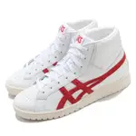 ASICS 休閒鞋 GEL-PTG MT 高筒 男鞋 亞瑟士 皮革 穿搭 避震 緩衝 回彈 白 紅 1193A182101