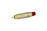 RCA Plug Amphenol Red