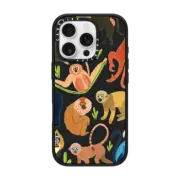 iPhone 16 Pro Impact Case MagSafe Compatible Jungle monkeys
