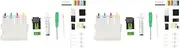 Binxind 2X Inkjet Printer Continuous Ink Supply System Universal Color Ciss DIY Kit Accessory Replacement for