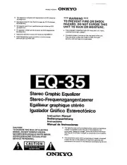 Onkyo EQ-35 Equalizer Owners Manual