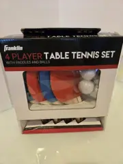 Franklin Sports Table Tennis Paddles Balls Set Table Tennis Rackets, New In Box
