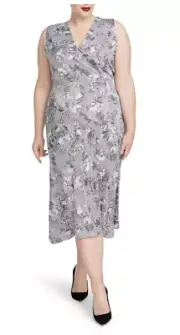 Rachel Rachel Roy Trendy Plus Size Printed Giles Dress Size 18W NWT