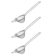 3X Stainless Steel Small Strainer Fine Mesh Strainer, Cocktail Strainer4639