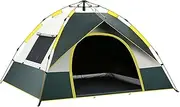 Portable Dome Tents for 3-4 Person, Windproof Rainproof Automatic Instant Pop-up Tent for Outdoor Camping Hiking Picnic