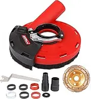 Aidelife Surface Grinding Dust Shroud for Angle Grinders 115mm/125mm+Diamond Grinding Cup Wheel 125mm
