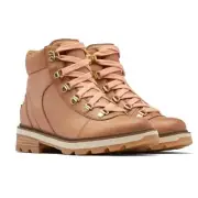 Sorel Women's Lennox Hiking Boot Waterproof, Velvet Tan/Gum, 6 US