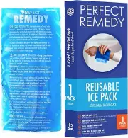 Gel Ice Pack for Hot Cold Compress, Gel Ice Packs for Injuries, Reusable, Soothi