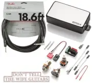 EMG HAX CHROME ALNICO HUMBUCKER SIZED PICKUP SINGLE COIL SOUND ( FENDER 18FT )
