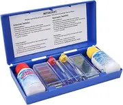 Swimming Pool Spa Water Chemical Test Kit, Swimming Pool & Spa Water Test Kit, Tests Water for Chlorine and Ph Test (2 Way Test Kit)