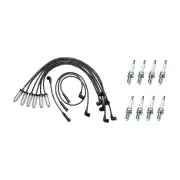 Bosch Super Leads + 8 Denso Power Spark Plugs for Holden Caprice Statesman VR VS