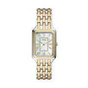 Fossil Raquel Three-Hand Date Two-Tone Stainless Steel Watch ES5305 White 4064092234930