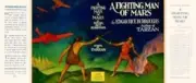 Edgar Rice Burroughs - facsimile dust jacket FIGHTING MAN OF MARS 1st G&D ed