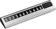 Car Phone Number Temporary Parking Card,Temporary Parking Card Phone Number Card | Car Phone Number Card Night Light Alloy Parking Sign,Auto Stop Indicator,Car Phone Plate Holder,Auto Accessories