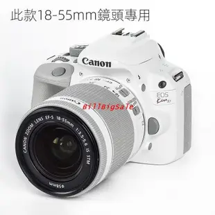 58mm UV鏡←規格遮光罩 UV鏡 鏡頭蓋 適用Canon 佳能 100D 200D 200DII二代單眼相機配件 白