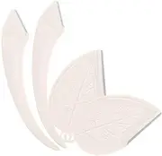 minkissy Women's Facial Razors Set 2 Eyebrow Shavers Comfortable Handle for Travel Home Use
