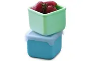 Melii: Silicone Snack Container 2 Pack - Blue + Mint
