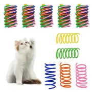 30 Pack Plastic Colorful Cat Spring Toys for Cat Kitten Pets Interactive Toys