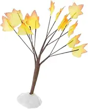 Mini Model Tree Fall Centerpieces Thanksgiving Tree Decorations Mini Maple Tree Halloween Mini Tree Thanksgiving Artificial Fall Maple Tree Terrarium Decor Trees Iron Orange