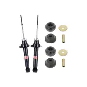 2 Front KYB Shock Absorbers Strut Mount Kit for Mitsubishi Pajero NM NP 00-06