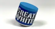 Great White Pool Cue Stick Chalk Billiards - Thresher Blue Single
