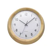 Ecology Sandglass Decorative Home Wooden Round Wall Time Clock 30cm Pine