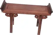 Alipis Sturdy Redwood Altar Table Wooden Display Stand Base Teapot Bonsai Sculpture Holder Home Office Decor