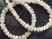 3-4mm White Gray Rough Diamonds, Natural Raw Diamond, Uncut Diamond Beads