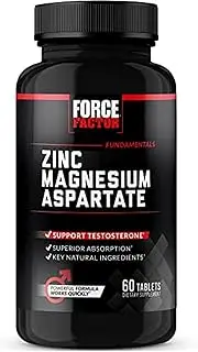 Force Factor Zinc Magnesium Aspartate, 60 Tablets