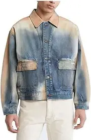 [Calvin Klein] Men's Bad Boy Trucker Jacket