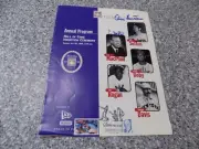 1998 HALL OF FAME INDUCTION CEREMONY PROGRAM SIGNED BY SUTTON AND MACPHAIL LOA
