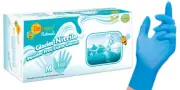 Cranberry 2927 BeeSure Glacier Blue Nitrile Examination Gloves Medium 3000/Box