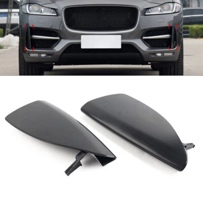 Front Bumper Fog Light Lamp Grille Grid Panel For Jaguar F-Pace 2016-2020 (for: Jaguar)