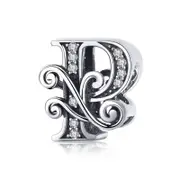 Diy Bracelet Beaded Accessories With Zircon Beads 26 Letters Style - P
