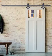 Black Sliding Barn Door Hardware BB06 - Australia Barn Door Expert