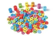 Learning Resources Place Value Disks, Early Math Skills, Set of 280 Pieces, Ages 6+