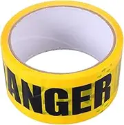 1 Roll Danger Safety Tape Self Adhesive Caution Tape for Walls Floors High Visibility for Construction Sites Hazardous Areas Industrial Strength Adhesive for All Weather Conditions