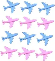 Ciieeo 12pcs Airplane Eraser Erasers for Kids Fun-Shaped Eraser Collection Mini Puzzle Erasers Delicate and Cute Eraser Kit Small Erasers Artistic Drawing Tools Comfortable Grip Eraser