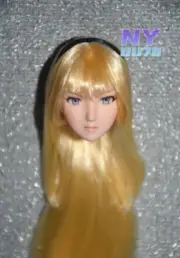 1/6 Female Obitsu Cartoon Game Girl Head Sculpt Fit 12inch Custom Figure Body