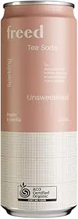 Freed Beverages Tea Soda Organic Peach & Vanilla 330ml Can