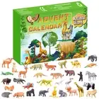Christmas Advent Calendar 2023 24 Days Countdown Calendar Animals Blind Box Toy.