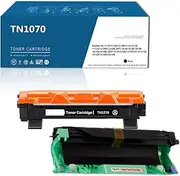 TN1070 Drum DR1070 Compatible with Brother MFC-1810 MFC-1815 MFC-1910W DCP-1510 DCP-1512 HL-1110 HL-1111 HL-1112 (2 Pack