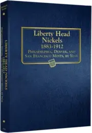 Whitman US Liberty "V" Nickel Coin Album 1883-1912 #9114