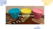 Tupperware Servalier Bowl Set of 3 - 600ml Plastic Food Storage Containers New