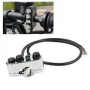 1" Handlebar Control Switches w/ Wiring Harness CNC For Harley Dyna Sportster