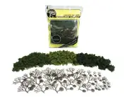 Woodland Scenics ~ New 2024 ~ Deciduous Tree Kit ~ Large ~ 7 Pieces ~ TR1103