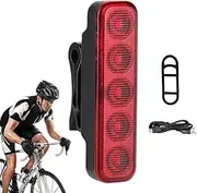 LED Rear Bikes Tail Light, Bicycles Taillights, Rear Bikes Lights USB Rechargeable LED Bikes Tail Light, Bikes Rear Light, Safety Warning Cycling Light, Waterproof Back Taillight for Cycling
