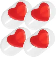 LIFKICH 4pcs Love Shaped Mobile Phone Camera Privacy Cover Slide for Smartphones Laptops