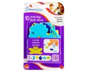 DreamBaby CHILD SAFETY Anti-Slip Adhesive Textured BATH MATS 10 Pack