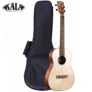 Kala KA-SSTU-B Solid Spruce Top Mahogany Travel Baritone Ukulele With Bag